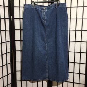Casual Corner Annex Jean Skirt Size 20W